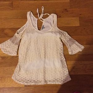 Nice white lace top